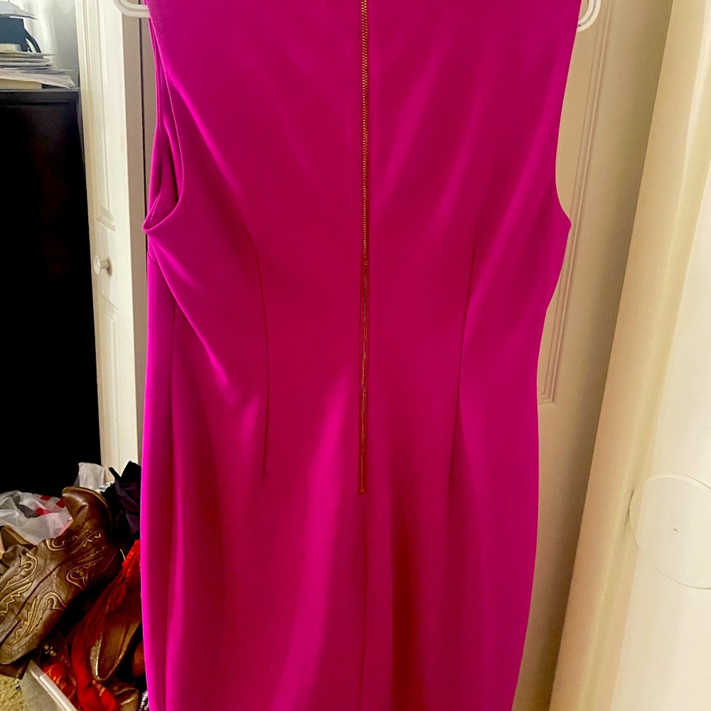 Calvin Klein, size 12 hot pink dress
